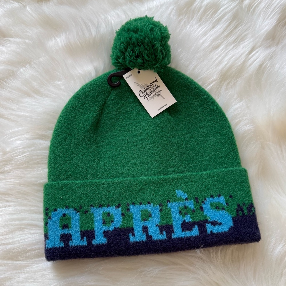 NWT - Apres Knit Pom Beanie